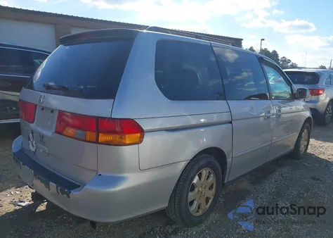 2003 Honda Odyssey Ex z USA, uszkodzony, nr VIN 5FNRL18643B117535